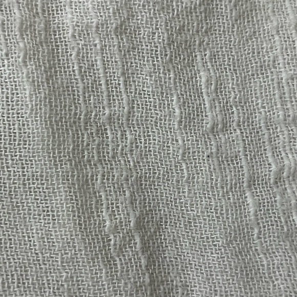 O’Neill Beige Strapless Linen Mini Dress Lace Crochet Boho Peasent Beach S - Picture 9 of 9